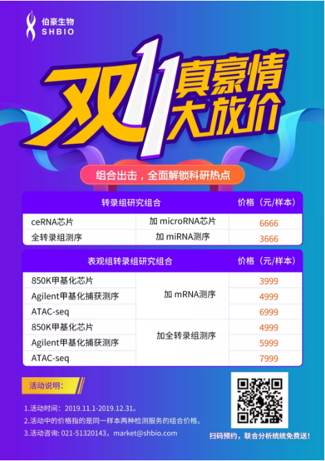 伯豪生物單細(xì)胞服務(wù)促銷活動