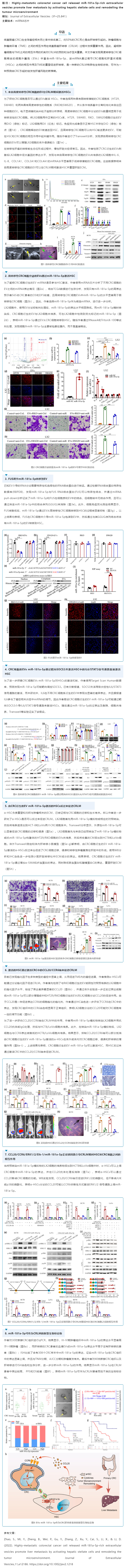 文獻解讀_miRNA 芯片技術揭示細胞外囊泡 miRNA 促進結直腸癌肝轉移新機制