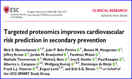 患者分層案例 |Olink 靶向蛋白質(zhì)組學助力改善心血管二級預防風險預測