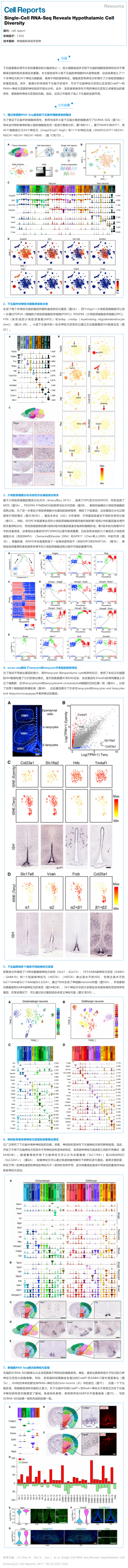 文獻(xiàn)解讀_單細(xì)胞 RNA-Seq 揭示下丘腦細(xì)胞多樣性