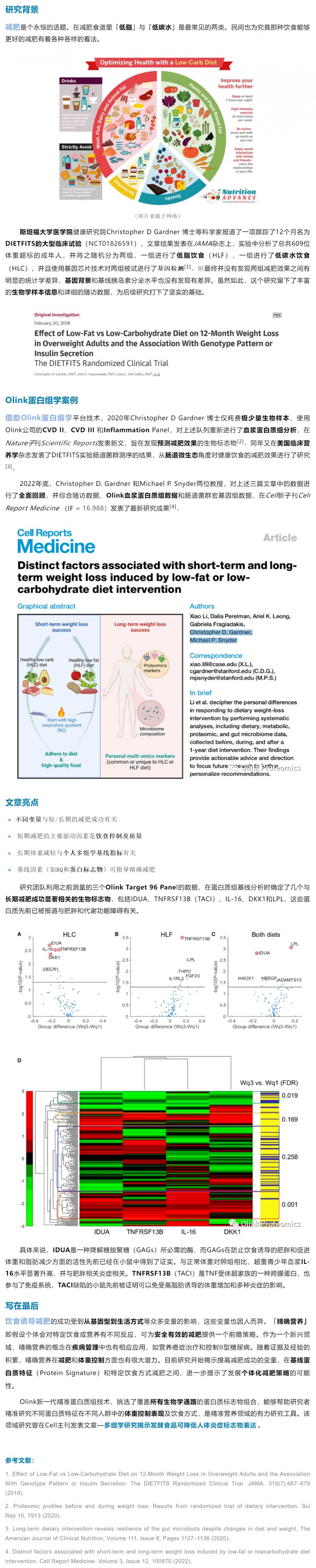 減肥食譜 |Olink 蛋白組學幫您精準分辨低脂還是低碳水