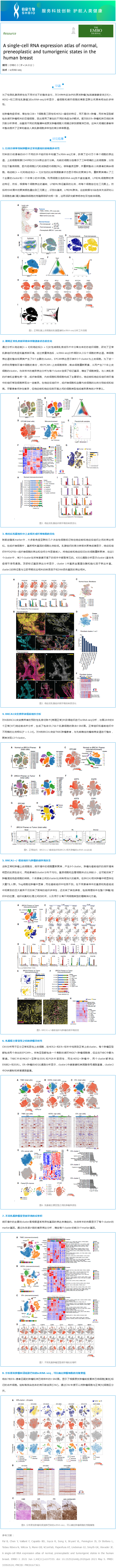 文獻(xiàn)解讀 | 人類乳腺正常、癌前和致瘤狀態(tài)的單細(xì)胞 RNA 表達(dá)圖譜