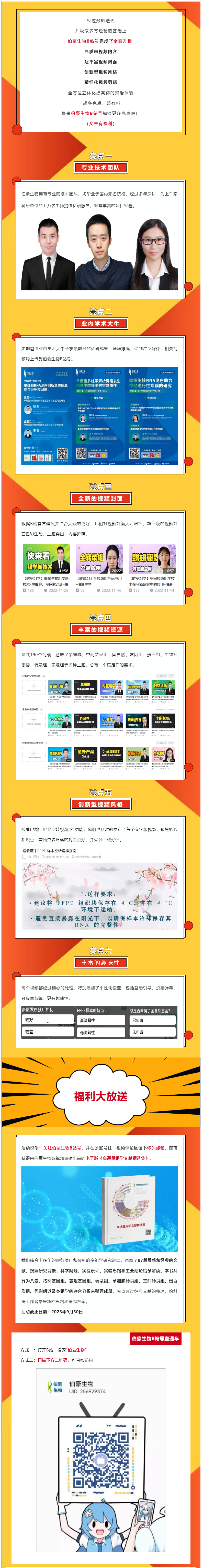 2023-06-25 伯豪生物 B 站號重磅升級，做你身邊的科研小能手