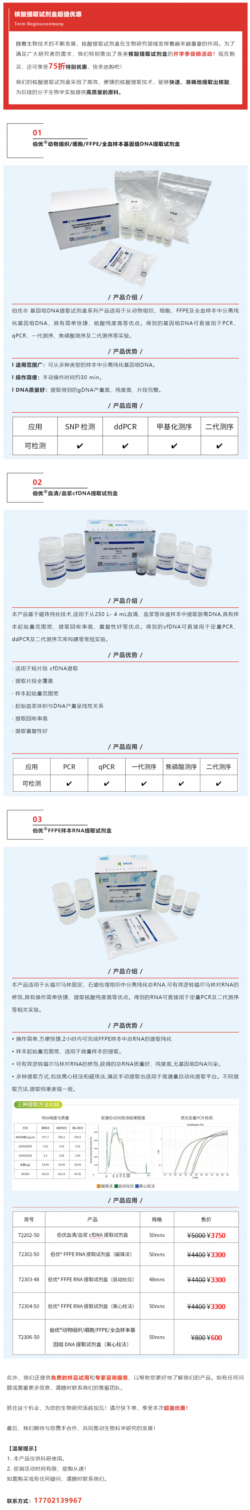 2023-08-31 開學(xué)季狂歡 | 核酸提取試劑盒超值優(yōu)惠，專為生物行業(yè)人士打造！