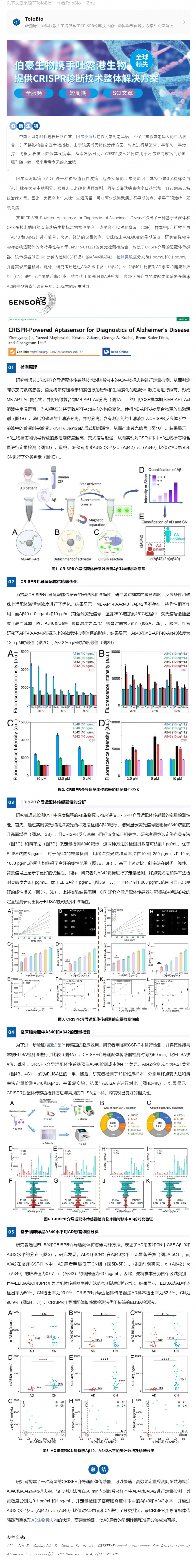 CRISPR 智庫 _ CRISPR 介導(dǎo)適配體傳感器如何助力阿爾茨海默病診斷？