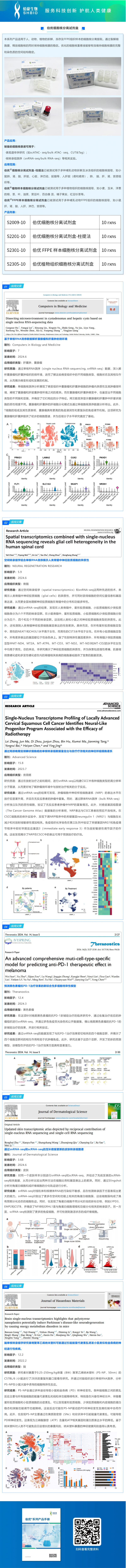 8-5 伯優(yōu)細(xì)胞核分離試劑盒應(yīng)用文章速覽