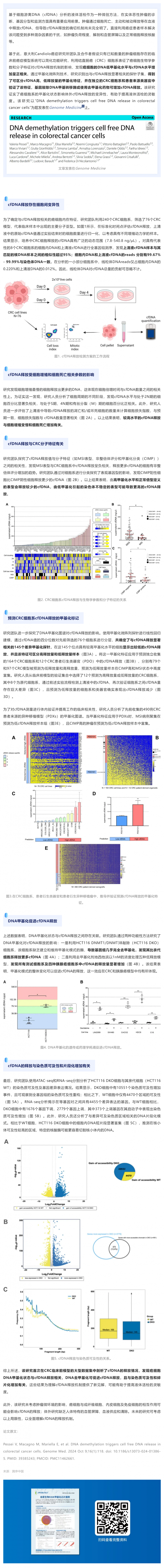 11-07 Genome Med _ 首次揭示 DNA 去甲基化可促進(jìn)結(jié)直腸癌細(xì)胞釋放 cfDNA，或可提高液體活檢的