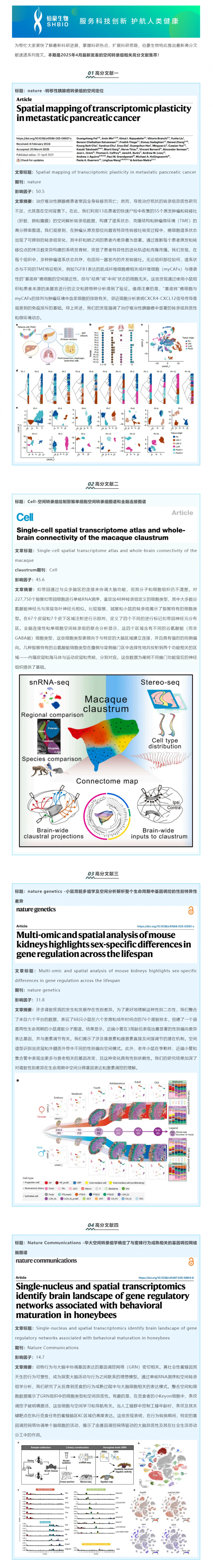 四月高分文獻(xiàn)速遞 | 空間轉(zhuǎn)錄組系列
