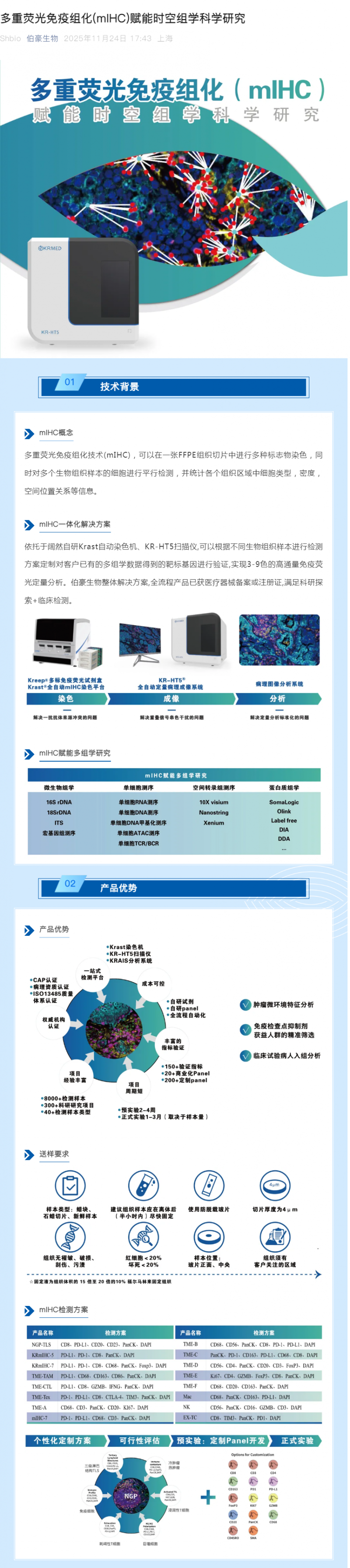 多重?zé)晒饷庖呓M化（mIHC) 賦能時(shí)空組學(xué)科學(xué)研究