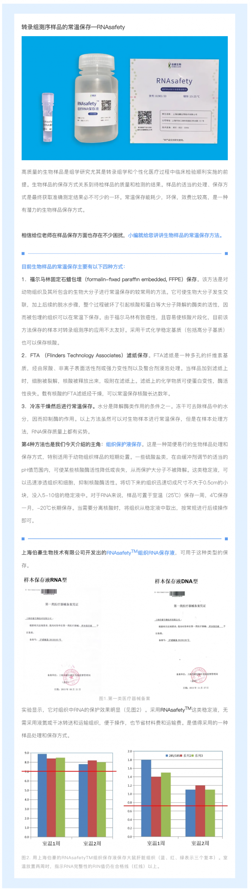 常溫才是常道：轉(zhuǎn)錄組測(cè)序樣品的常溫保存——RNAsafety